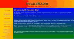 Desktop Screenshot of mrsasaki.com
